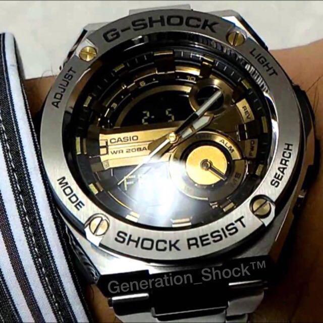 NEW G STEEL GSHOCK UNISEX DIVER SPORTS WATCH 100 ORIGINAL AUTHENTIC CASIO G SHOCK GSTEEL GST 210D 1A9