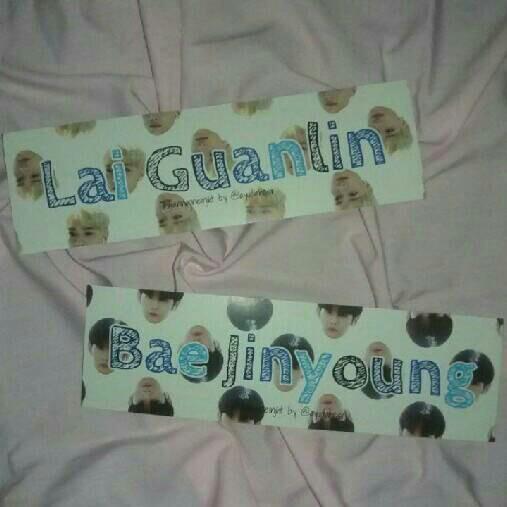 Hand Banner Kpop Custom Design Craft Handmade Goods