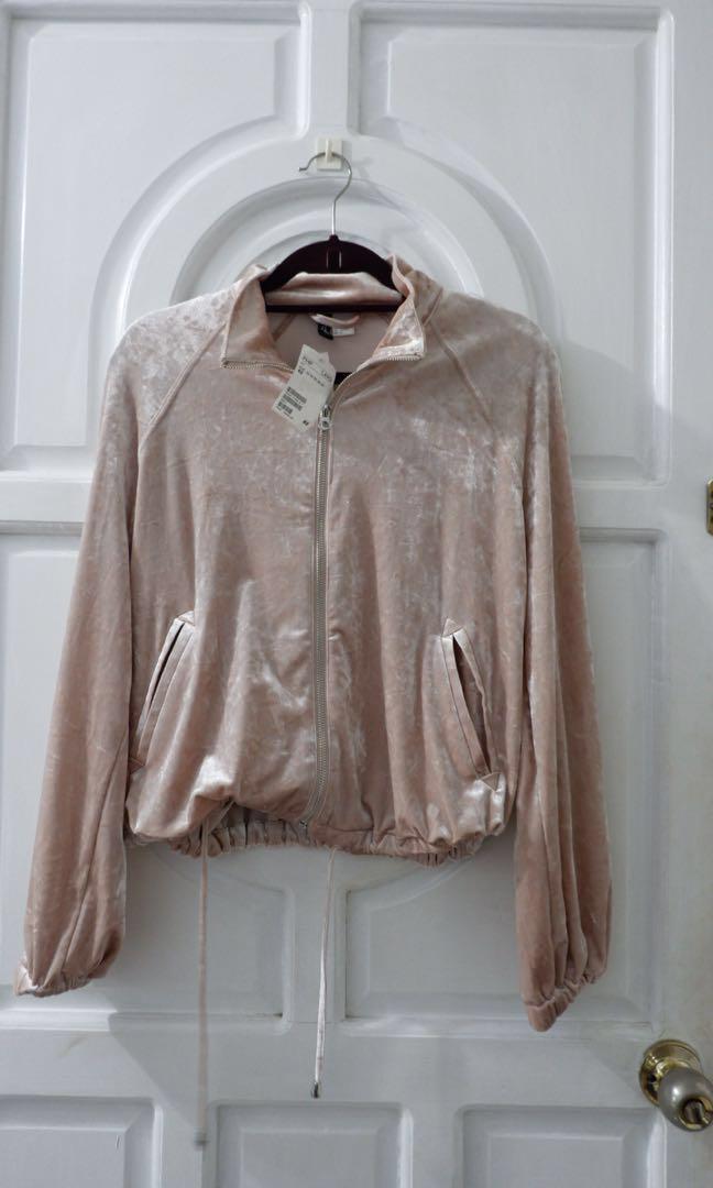 Velvet jacket h&m sales