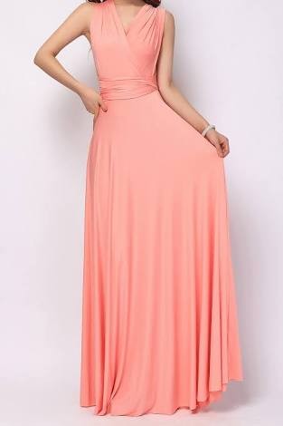 Infinity dress light peach discount