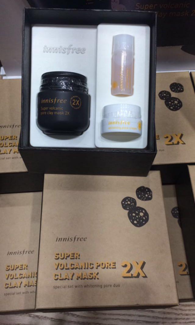Cara Menggunakan Innisfree Super Volcanic Pore Clay Mask 2x