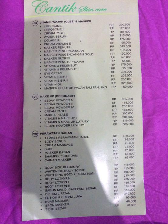 Jasa Titip Klinik Cantik Baratajaya Surabaya Kesehatan Kecantikan Rias Wajah Di Carousell