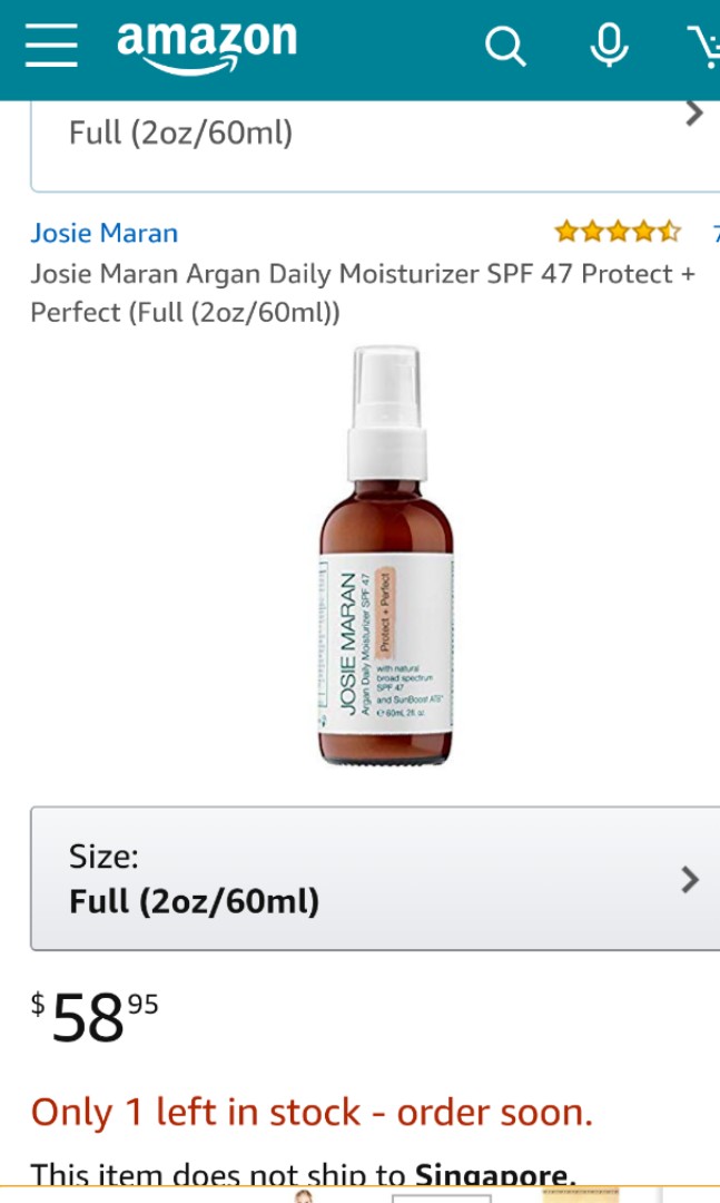 josie maran argan spf