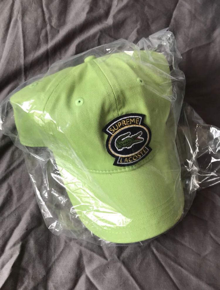 Supreme x lacoste cap twill 6 panel deals