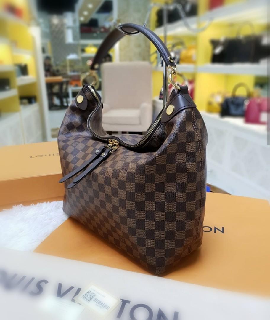Louis Vuitton Duomo Hobo Damier Ebene ❤BIG SALE P69,800 ONLY❤ Used twice  only .Good as Bnew! Complete with box dustbag cards and paperbag Swipe for  detailed pics Cash/card/layaway accepted, Luxury, Bags 