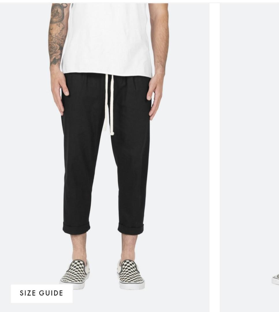 Mnml cropped pants hotsell