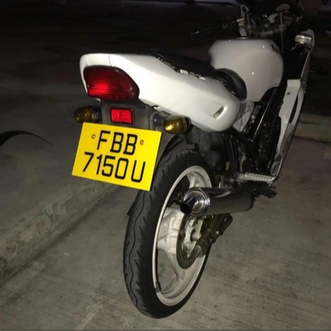 Rear Motorbike Plate (Acrylic), Motorcycles, Motorcycle Accessories on ...
