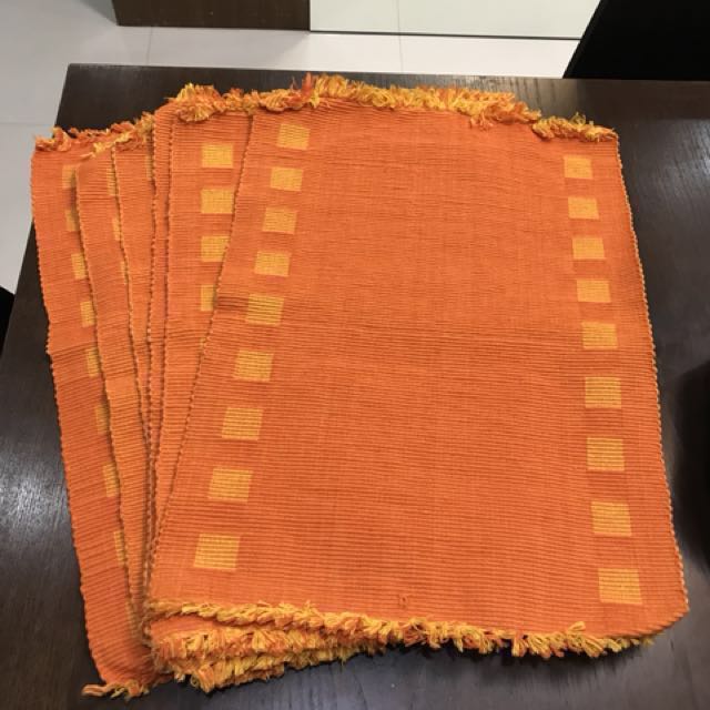 New ethnic designer fabindia table mats & matching napkins, Furniture