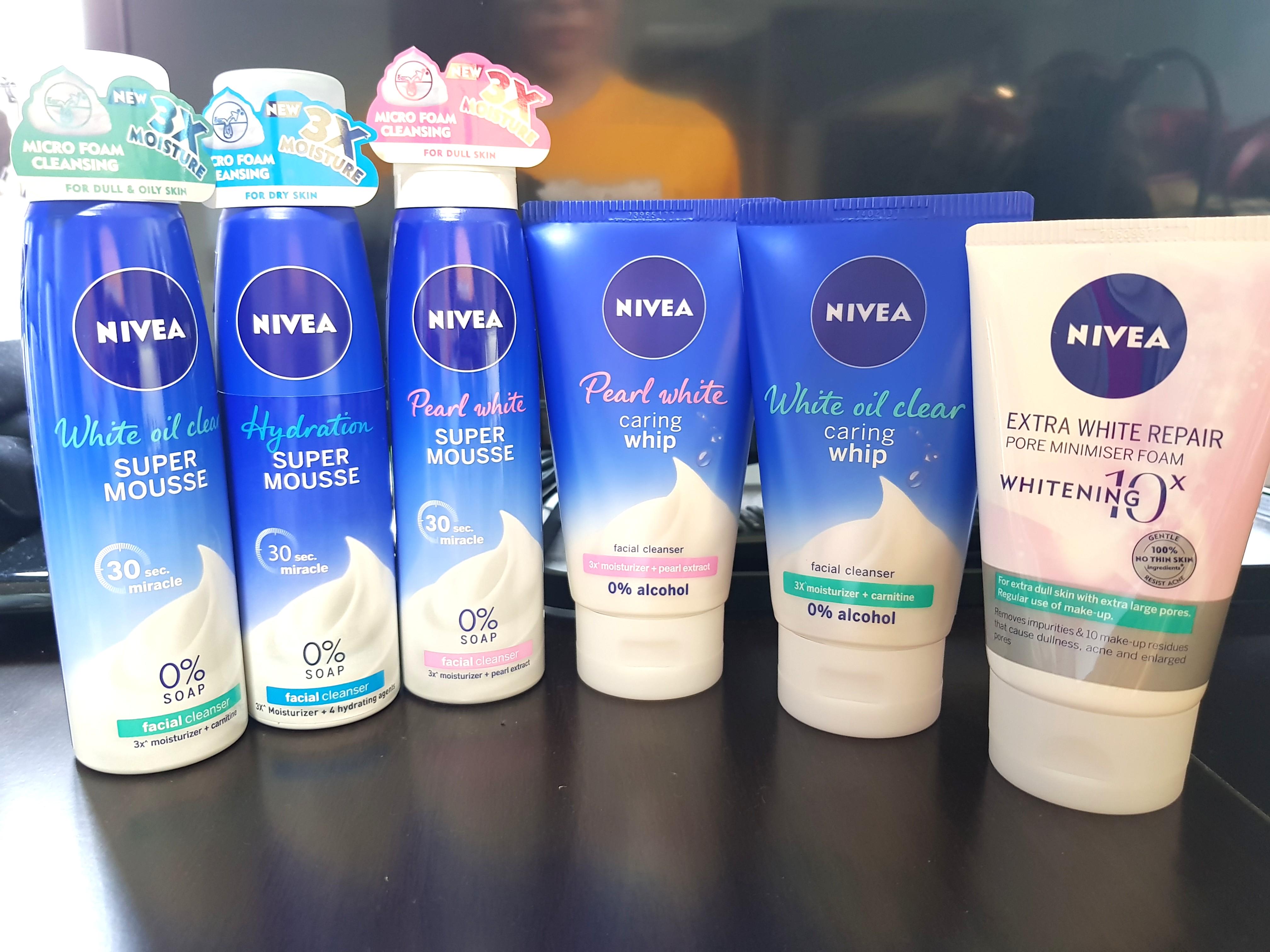 nivea facial foam 0 alcohol