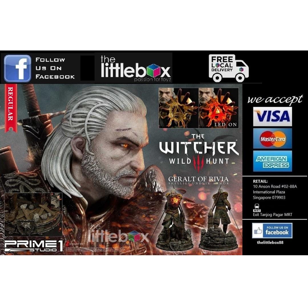 Prime 1 Studio The Witcher 3 Wild Hunt Geralt Of Rivia