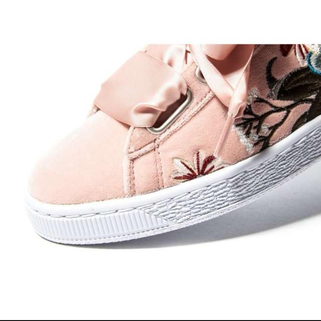 PUMA Basket Heart Embroidered Women Women s Fashion Footwear Sneakers on Carousell