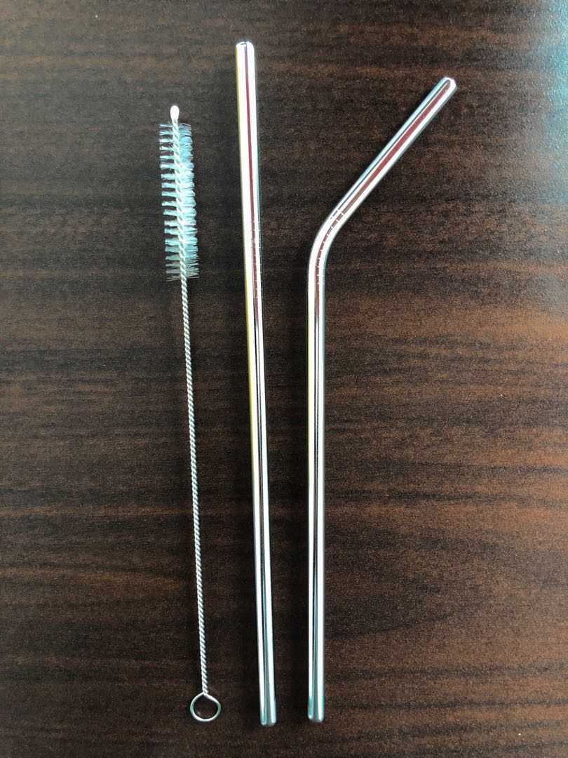 Reusable Stainless Straw Sedotan Stainless Kitchen Reusable Stainless Straw Sedotan Stainless Kitchen