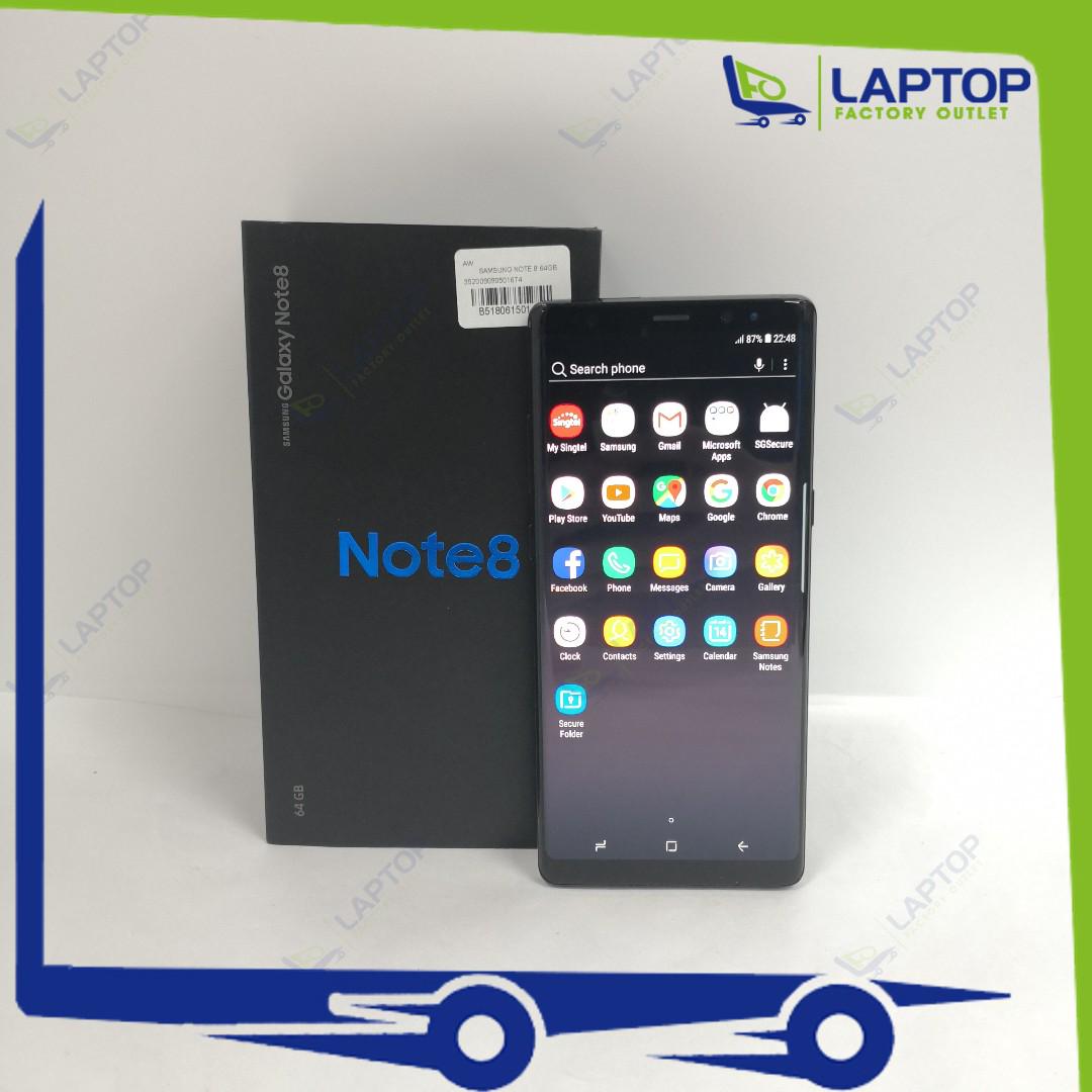 Samsung Galaxy Note 8 64gb Midnight Black Preowned Mobile Phones Tablets Android Phones Samsung On Carousell