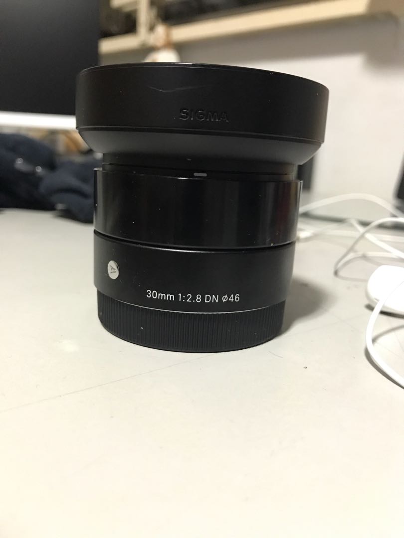 Sigma art lens 30mm (e mount), Photography, Lens & Kits on Carousell
