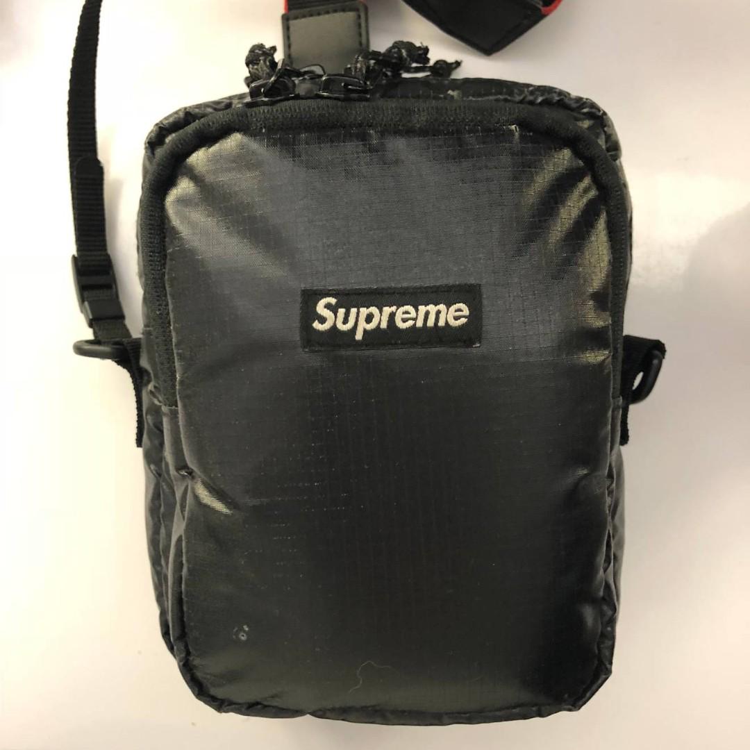 supreme shoulder bag black