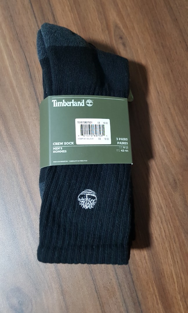 Timberland Crew Socks, Men's Fashion, Footwear, Dress Shoes on Carousell