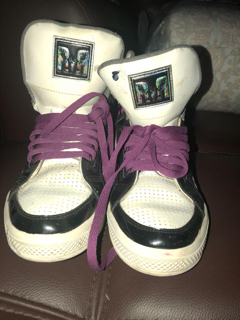 Tomkins Purple R R High Shoes Sepatu Sekolah Sepatu Jalan Size Anak Fesyen Wanita Sepatu Di Carousell