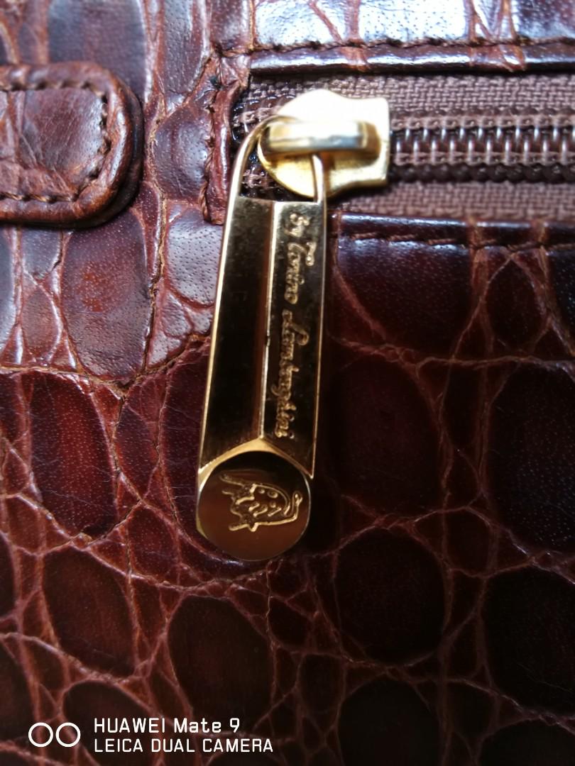 TORINO .. crocs leather bag, Women's Fashion, Bags