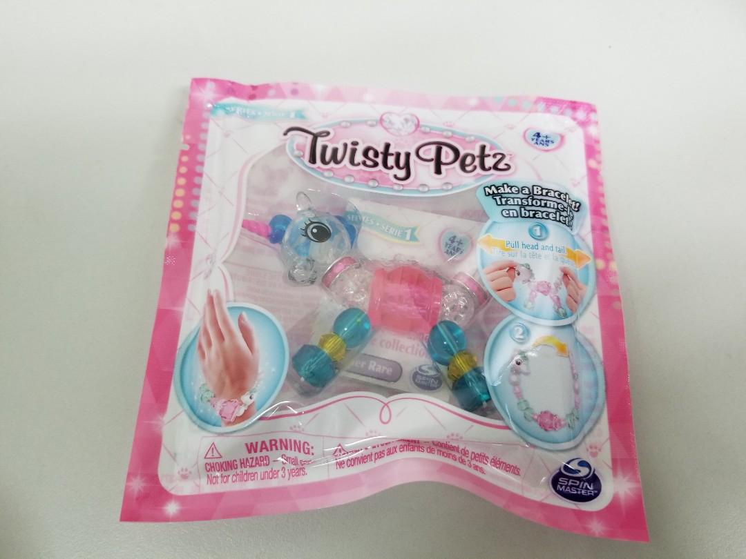 Twisty Petz 3-Pack Butterscotch Unicorn and Berry Tales Cheetah Bracelet Set