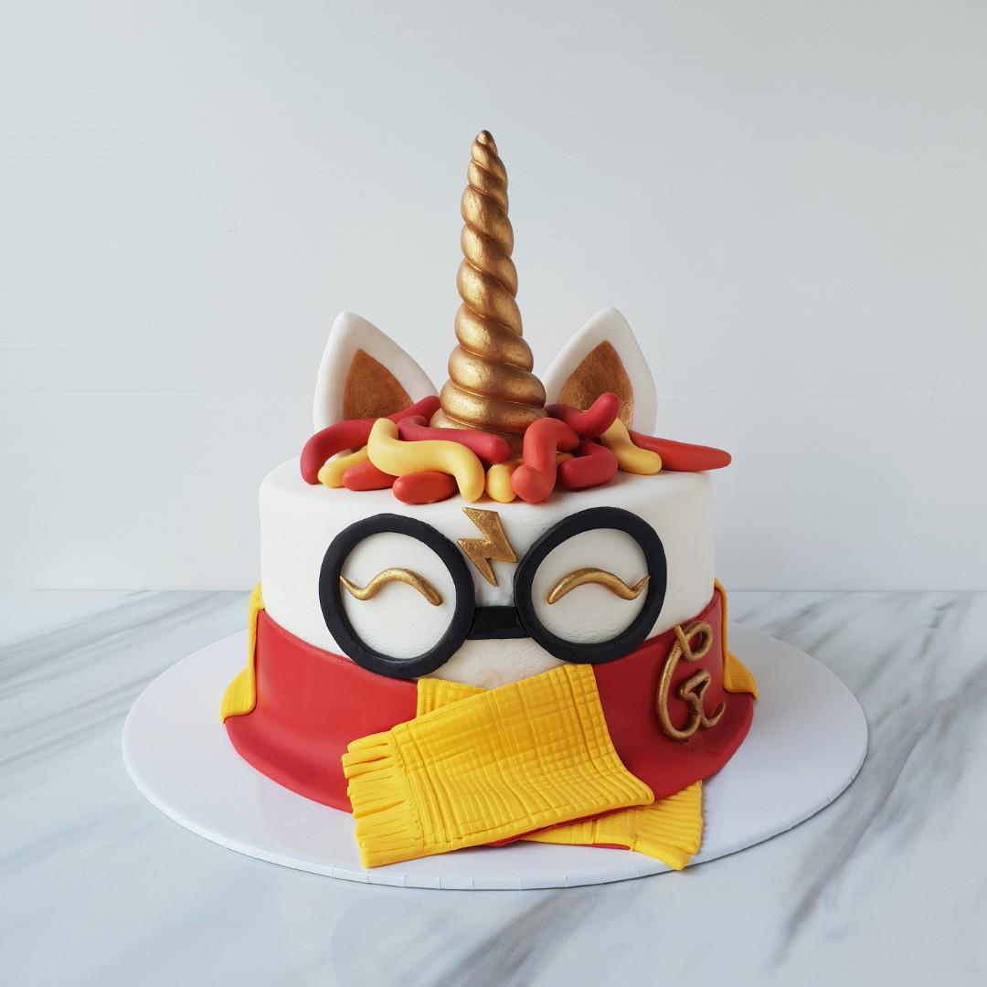 Unicorn Cake Harry Potter Theme Food Drinks Baked Goods On