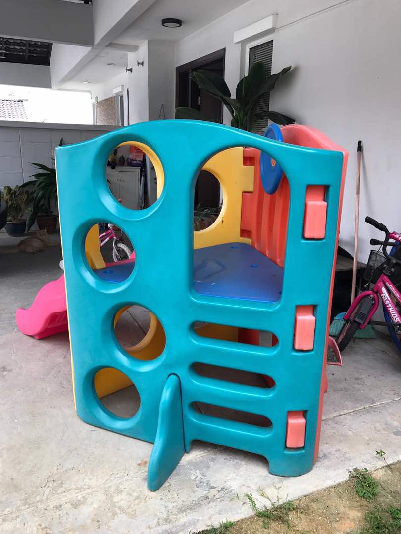 Used Little Tikes Hide Slide Climber Babies Kids Infant