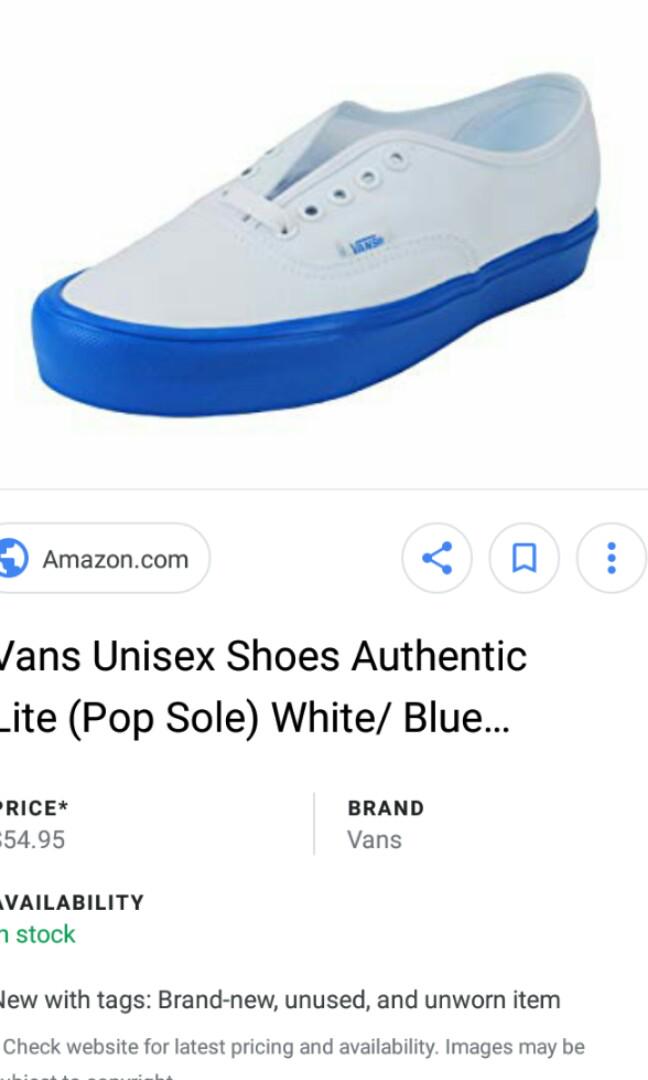 vans ultracush blue