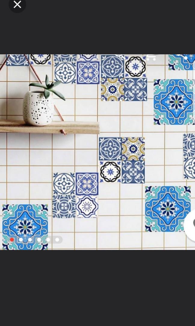 Module Tile Designs Wall Tiles Design- Modular Self Adhesive, Furniture & Home Living, Home ...