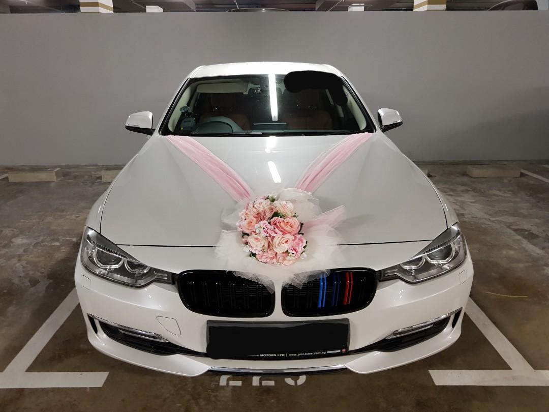 Latest New White Luxury Bmw Bridal Wedding Car With Chauffeur Car Accessories Car Workshops Services On Carousell