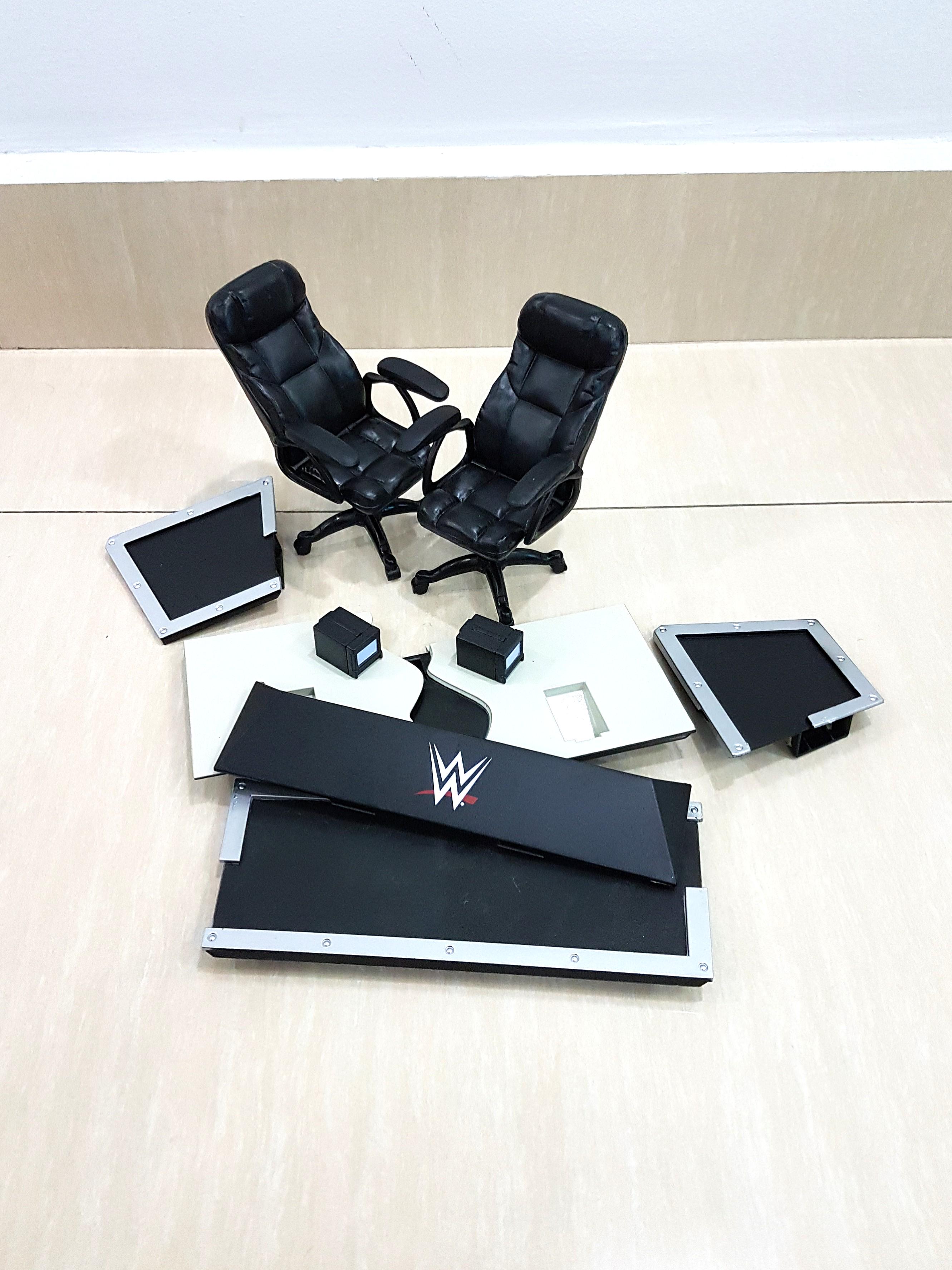 Reserved Wwe Mattel Mini Breakaway Announce Table W 2