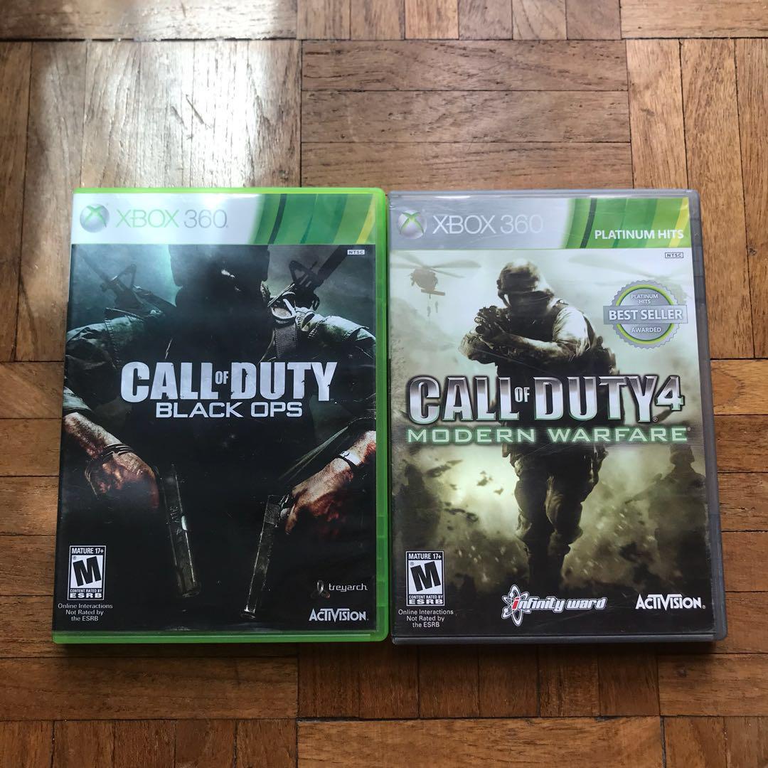 2 for $20 Xbox 360 call of duty black ops 1 and modern ... - 