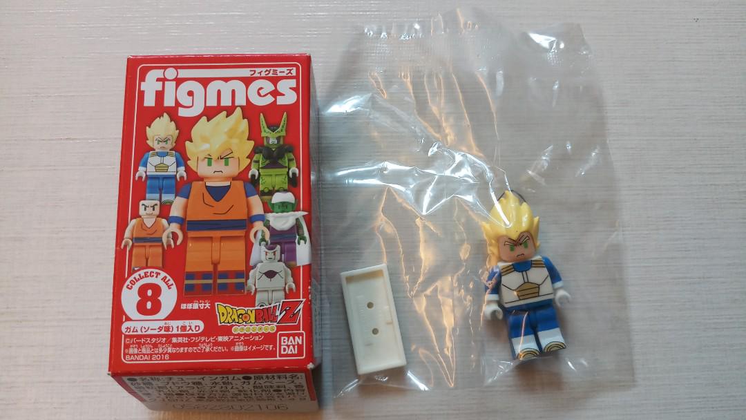 絕版dragon Ball Z Kubrick 龍珠積木超級撒亞人比達一隻 Toys Games