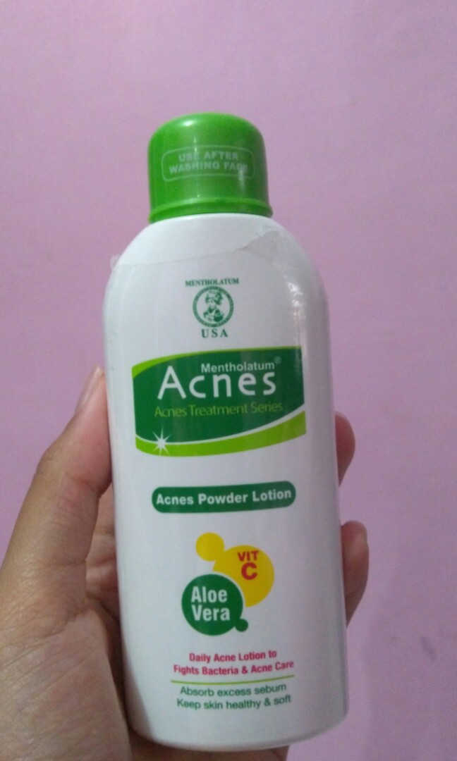 Acnes Powder Lotion Kesehatan Kecantikan Kulit Sabun Tubuh Di Carousell