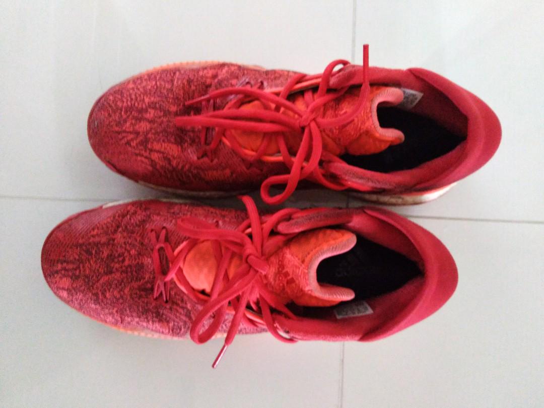 Adidas basketball shoes 2016 red best sale