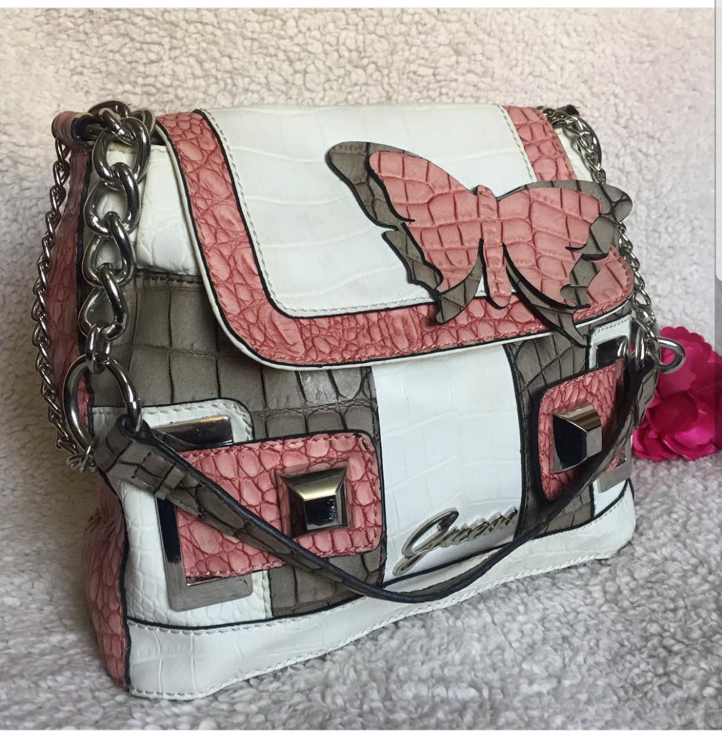 Guess butterfly shop purse