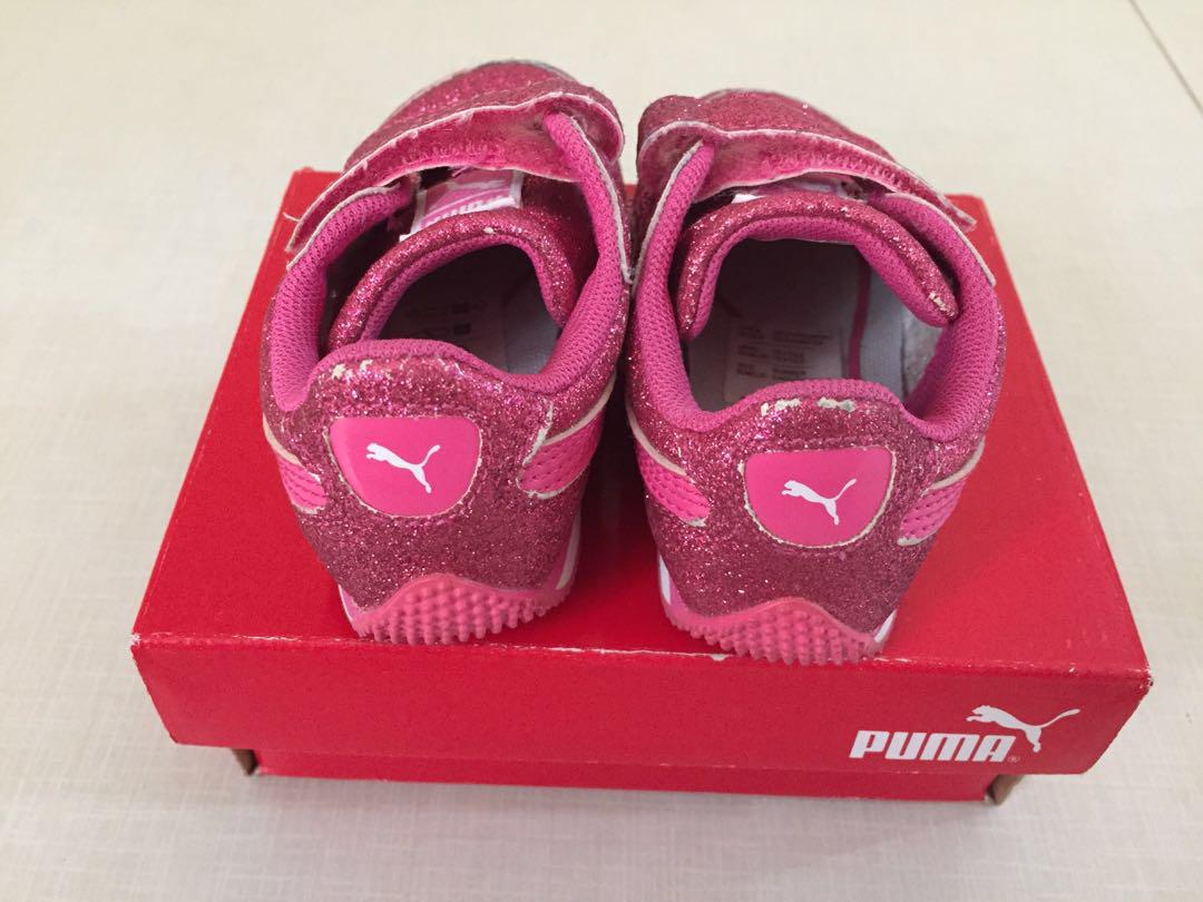 Authentic Puma steeple glitz glam v pink sneakers shoes
