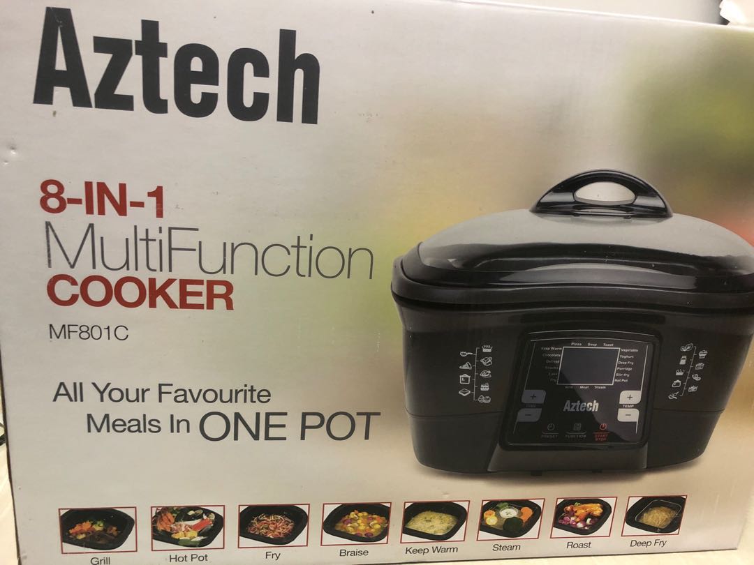 Aztech 8 in 1 multifunction cooker TV Home Appliances Kitchen