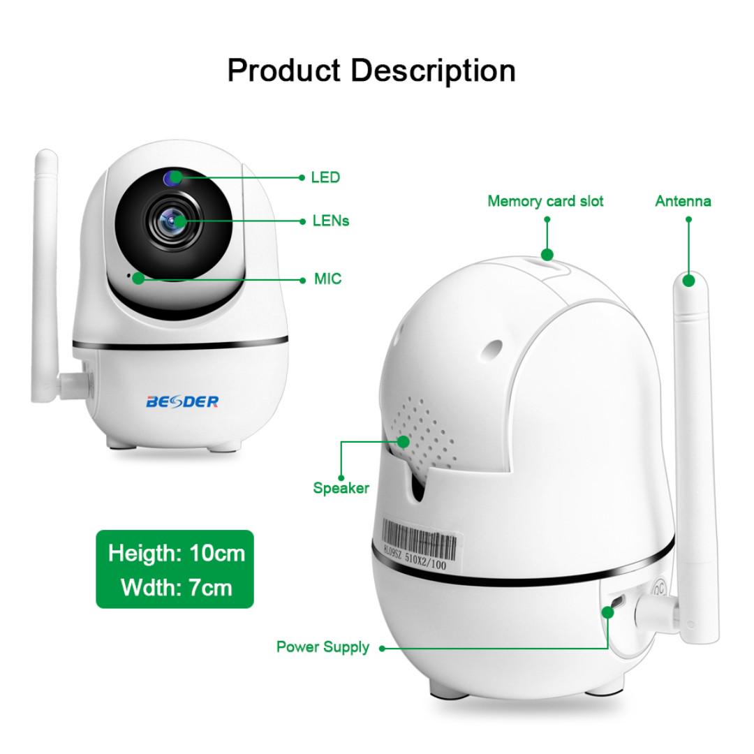 Besder hd 720p home security ip camera best sale