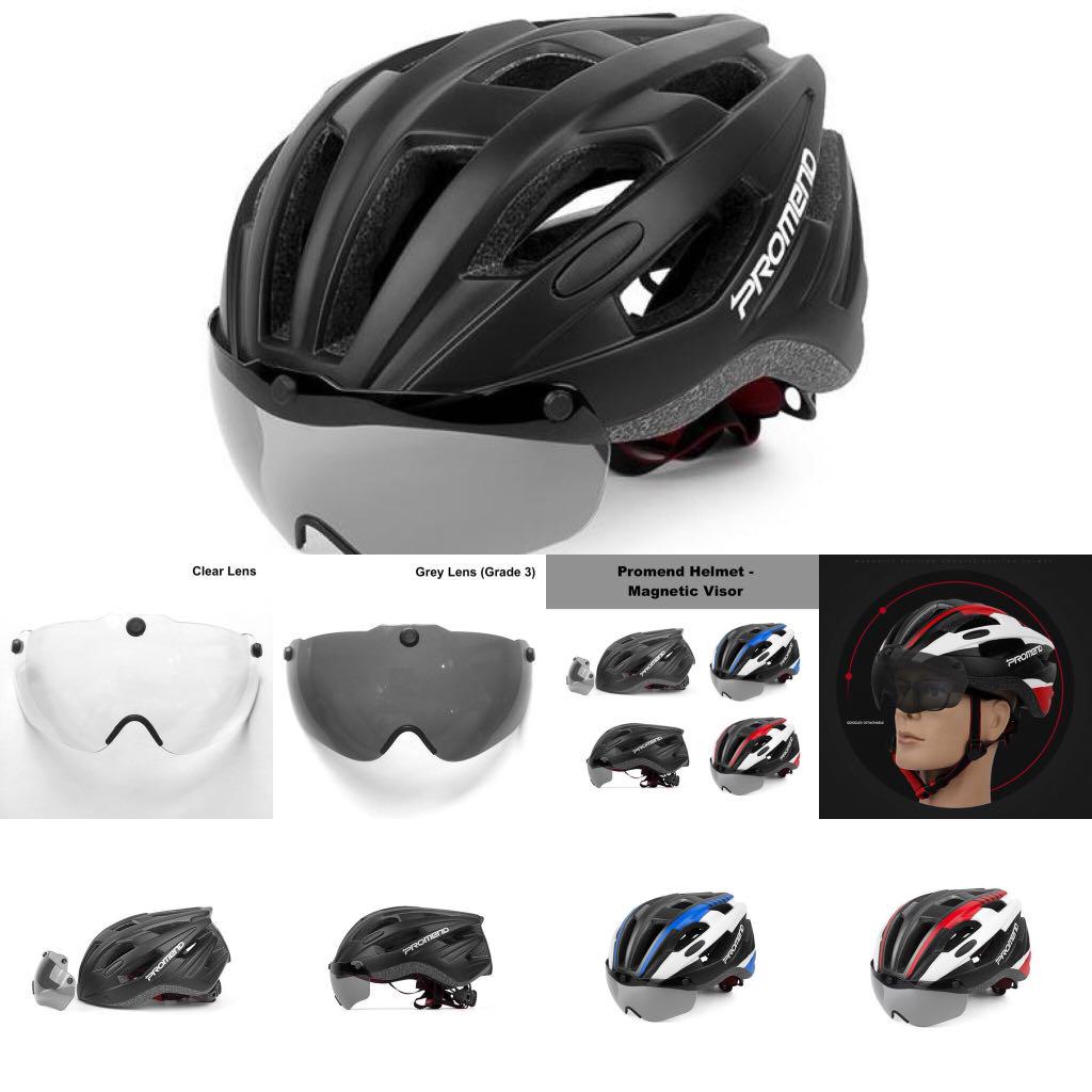 road bike helmets with visors