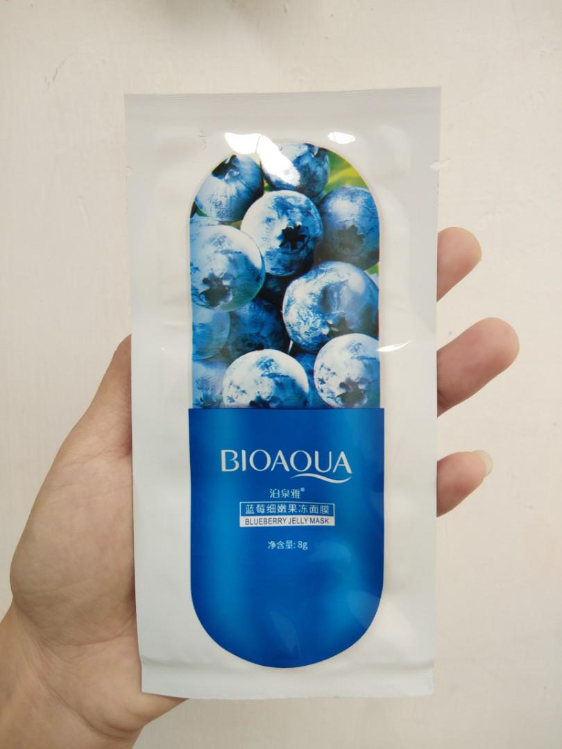 Bioaqua Blueberry Jelly Mask Kesehatan Kecantikan Kulit Sabun Tubuh Di Carousell