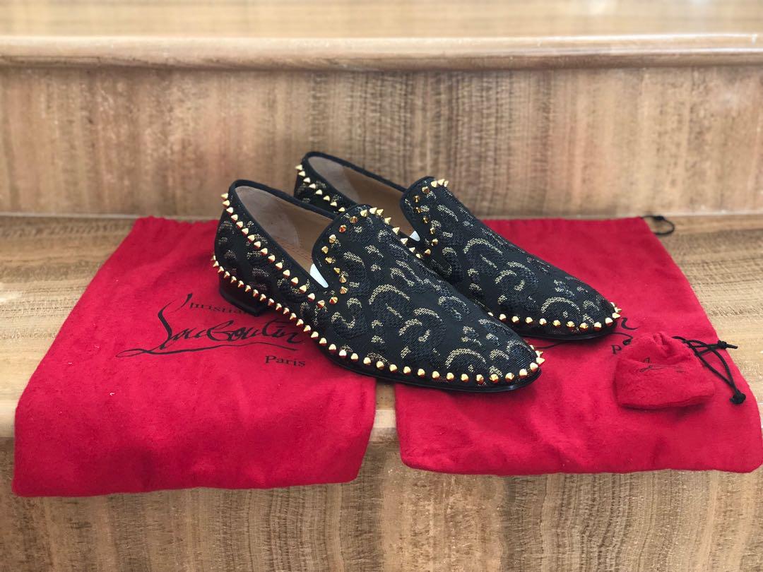BNWOB Christian Louboutin Dandelion Spikes Flat 41.5