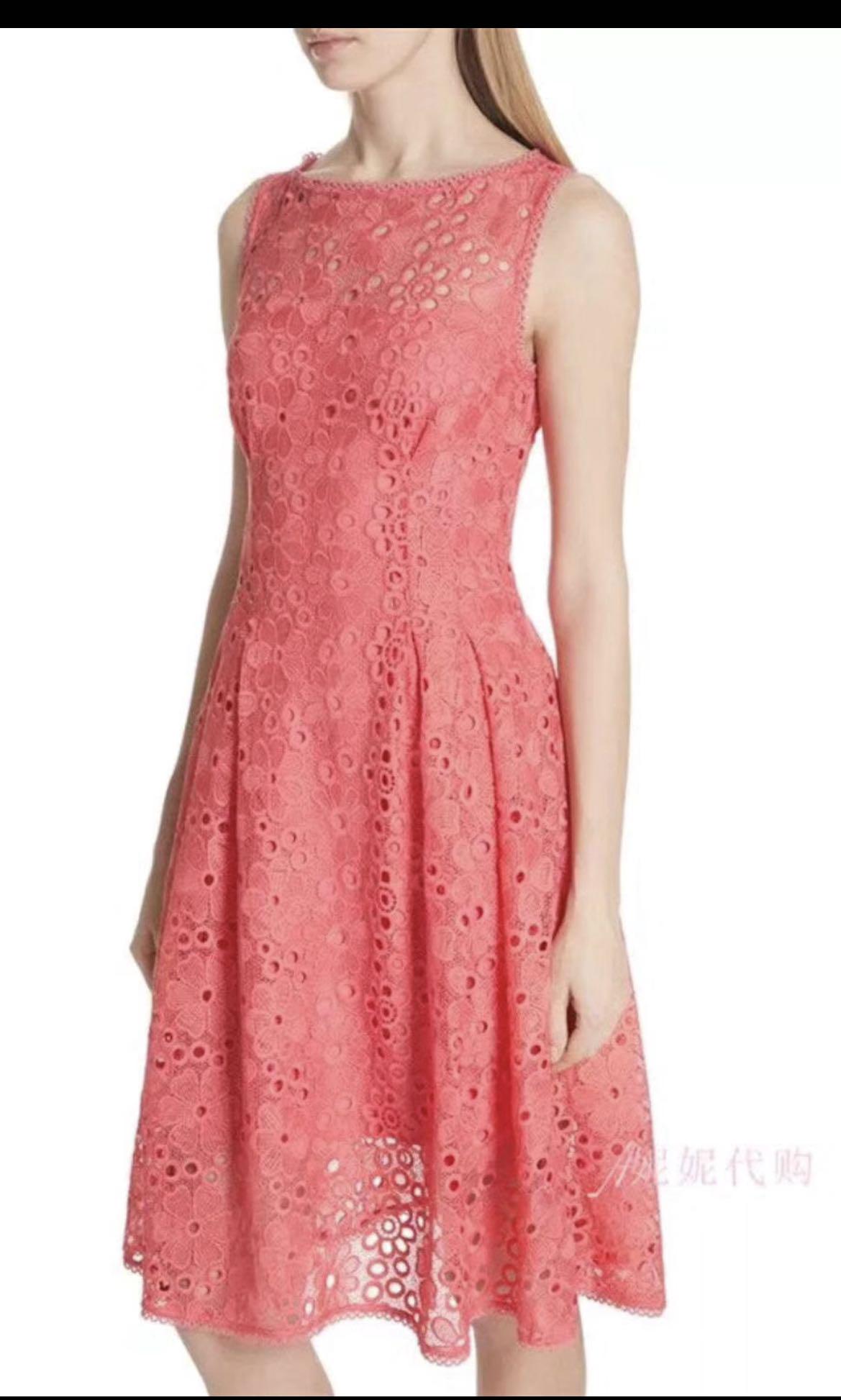 kate spade red lace dress