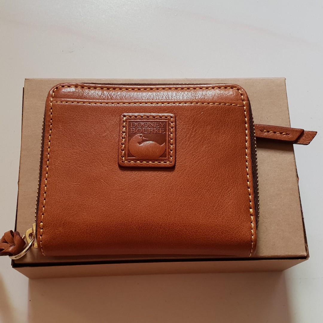 BRAND NEW Dooney Bourke Florentine Small Zip Around Wallet