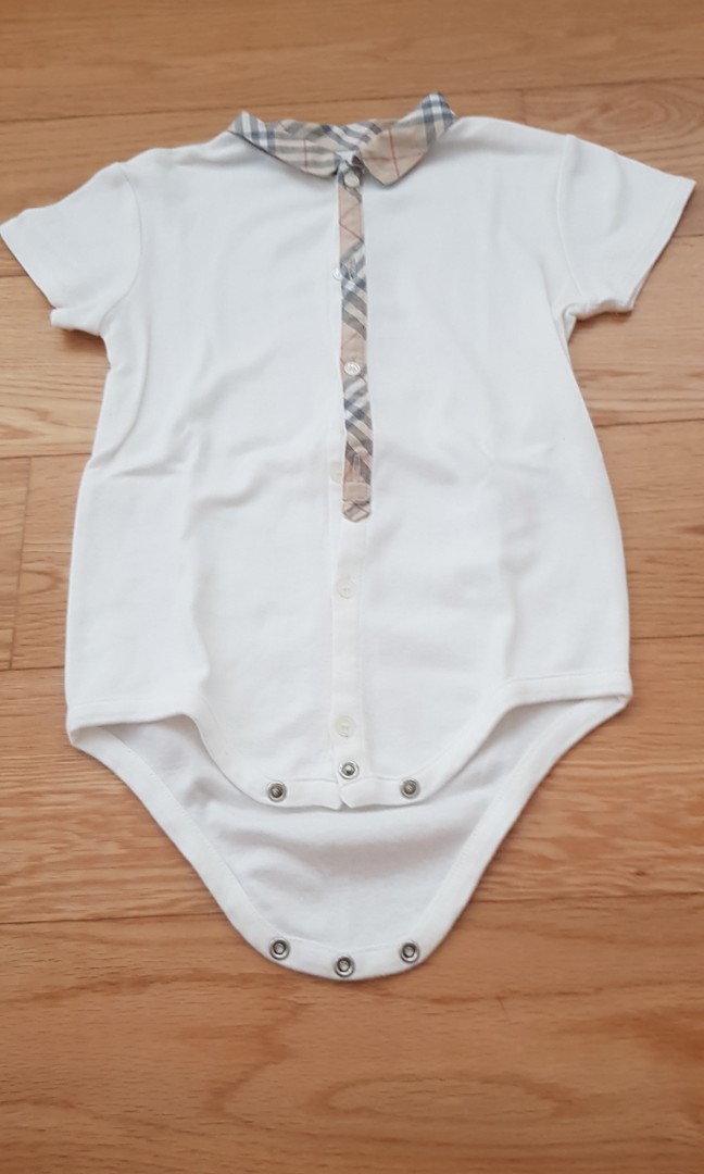 burberry romper baby