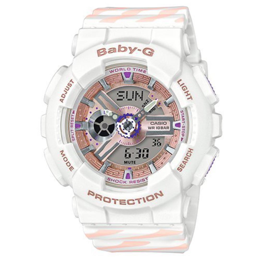 CASIO Baby-G BA-110 series BA-110CH BA-110CH-7A 白色BabyG BA110CH