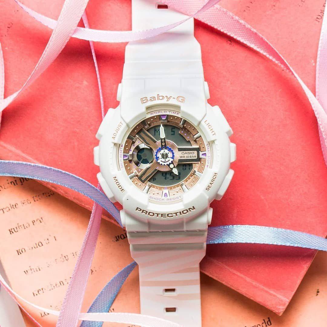 CASIO Baby-G BA-110 series BA-110CH BA-110CH-7A 白色BabyG BA110CH