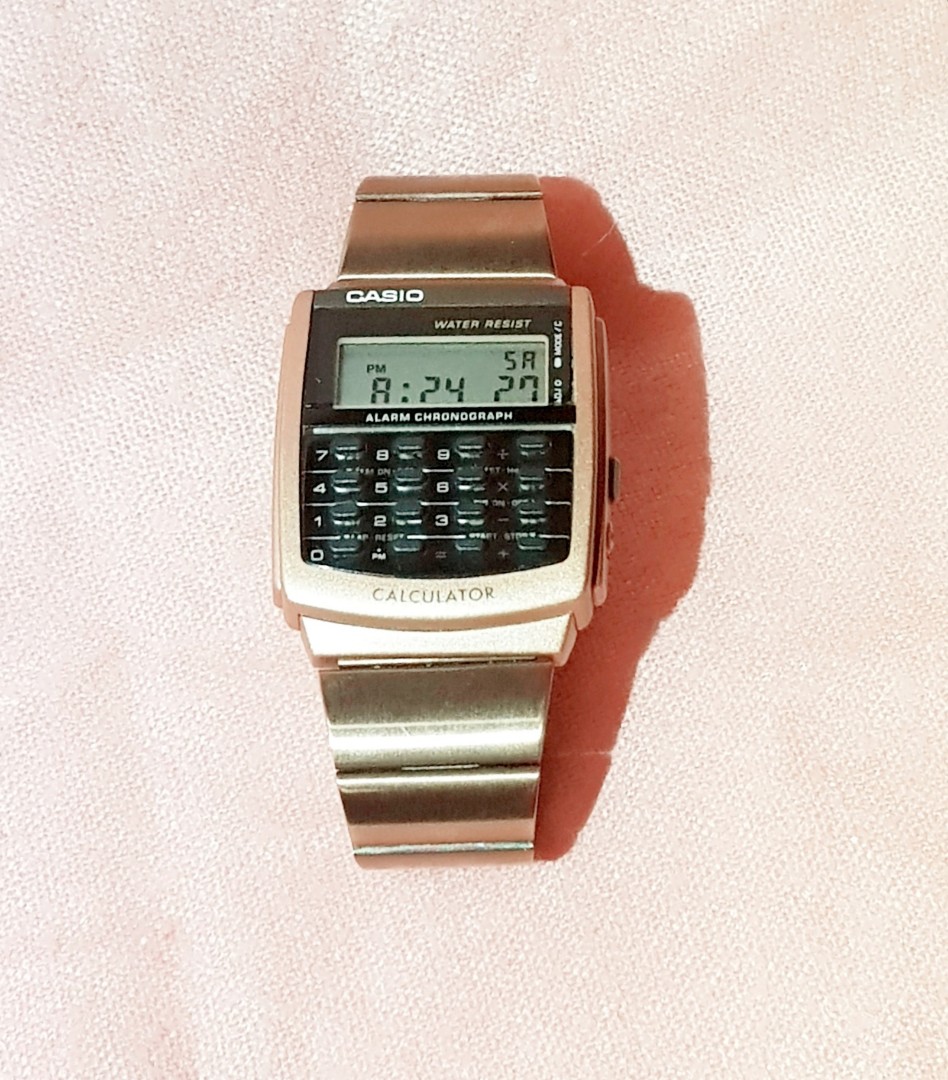 old casio calculator watch