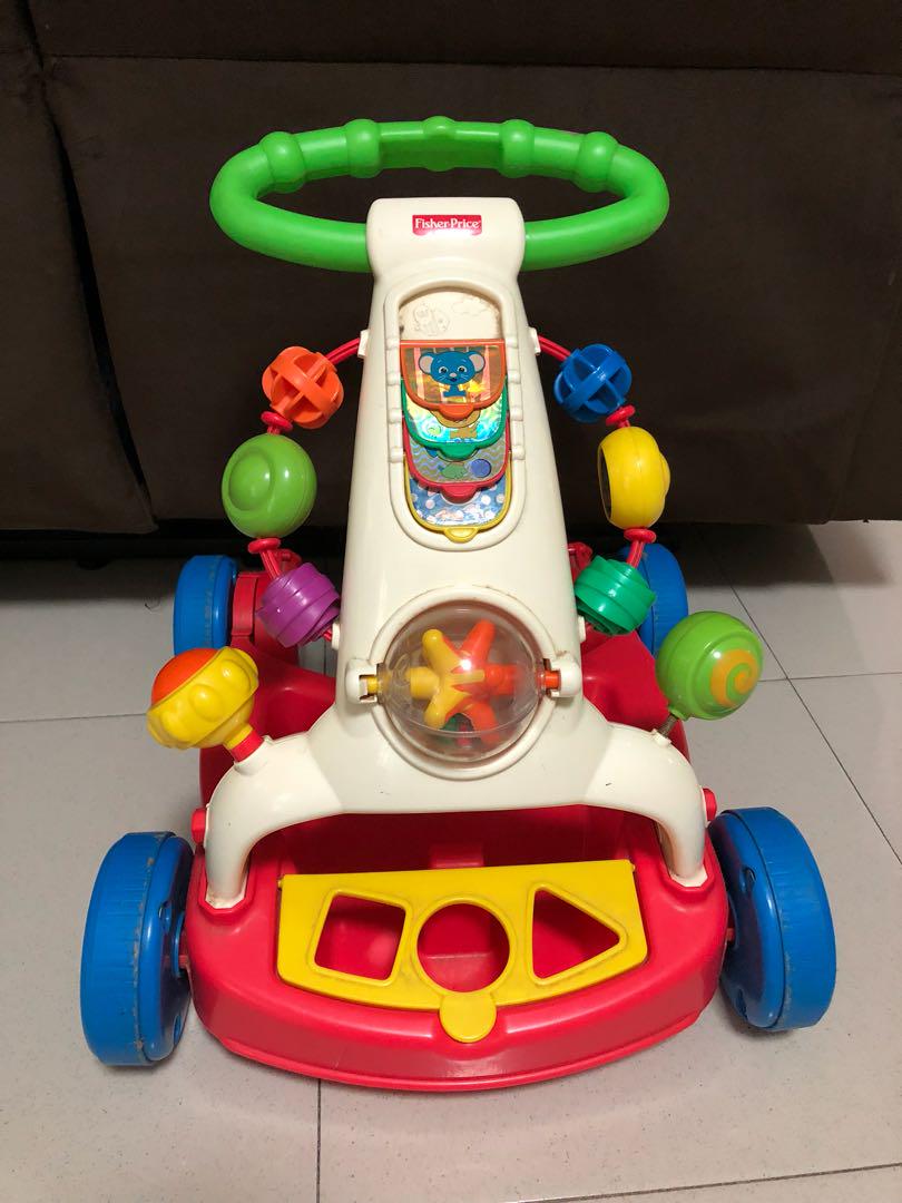 fisher price red car walker