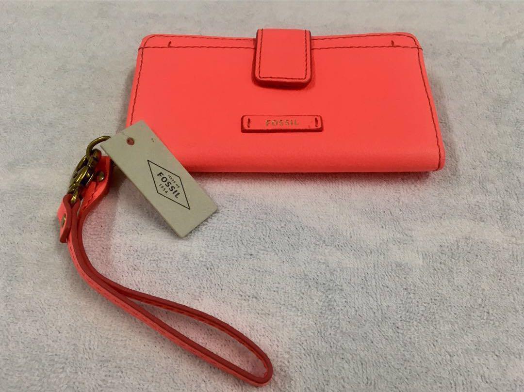 Neon best sale coral purse