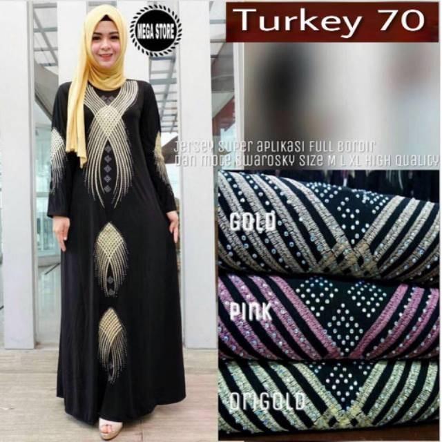 Gamis Abaya Turkey 70 Dress Fesyen Wanita Muslim Fashion Di Carousell