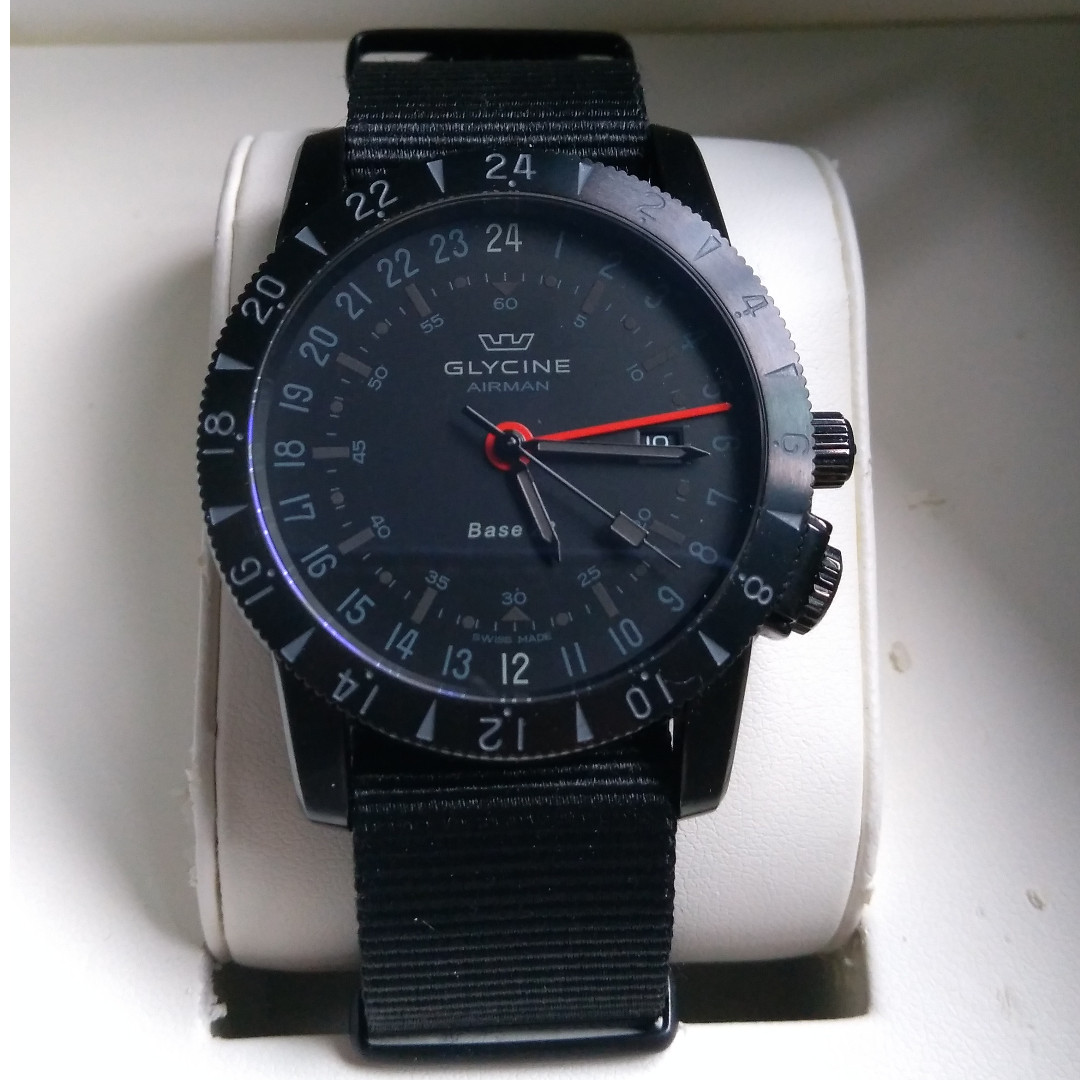 Glycine airman base 22 cheap gmt